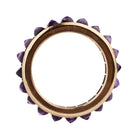 Bell & Bird Channel Set Amethyst Eternity Band