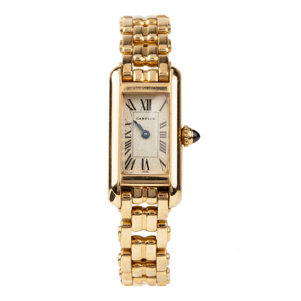 Vintage Ladies Cartier 18k Gold Tank Watch – Bell and Bird