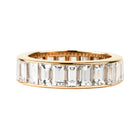 Bell & Bird Channel Set Baguette Diamond Eternity Band