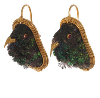 Victorian Taxidermy Hummingbird Earrings – Bell and Bird