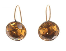 Georgian Citrine Paste Earrings – Bell and Bird