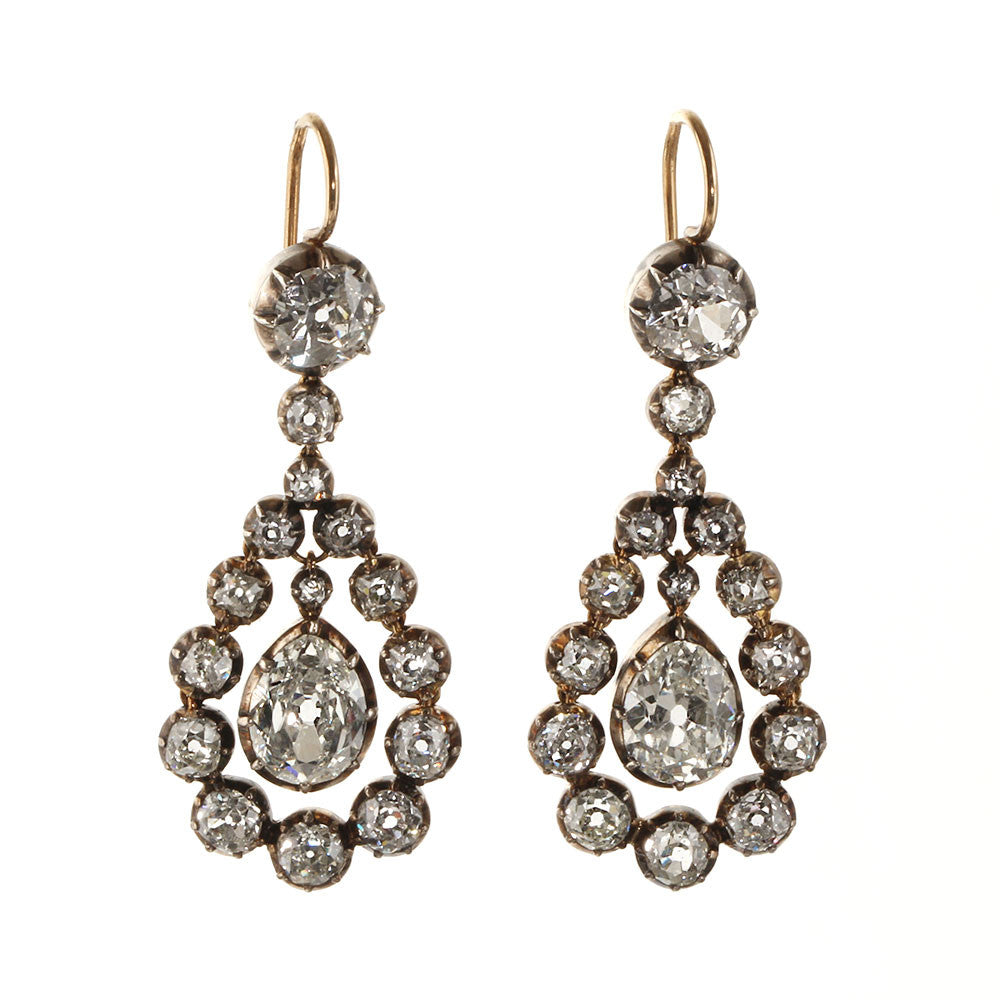 Fine Victorian Diamond Earrings – Bell and Bird