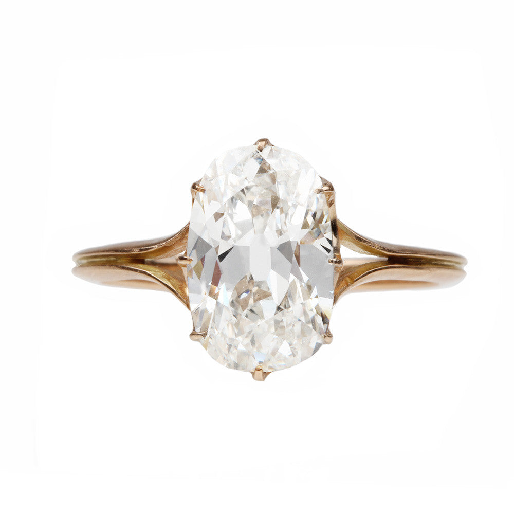 Bell Bird Split Shoulder Scalloped Prong Diamond Ring – Bell and