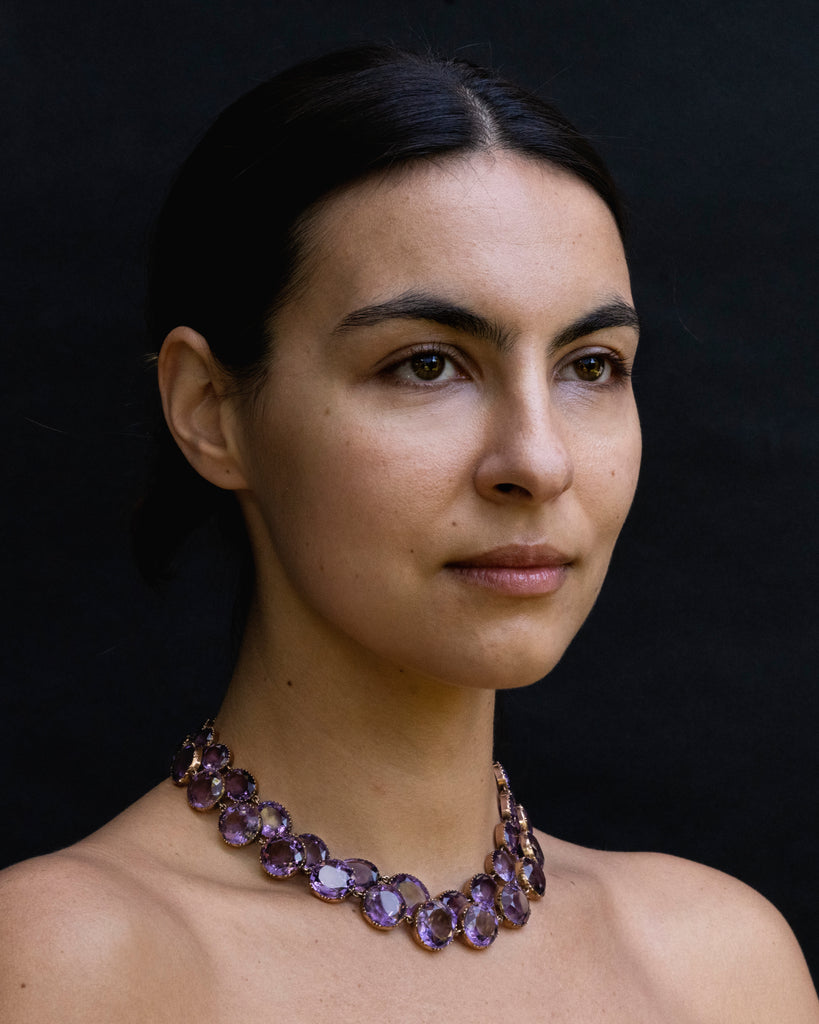 Layered Amethyst Necklace