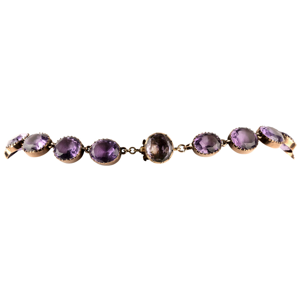 Amethyst Riviere Necklace