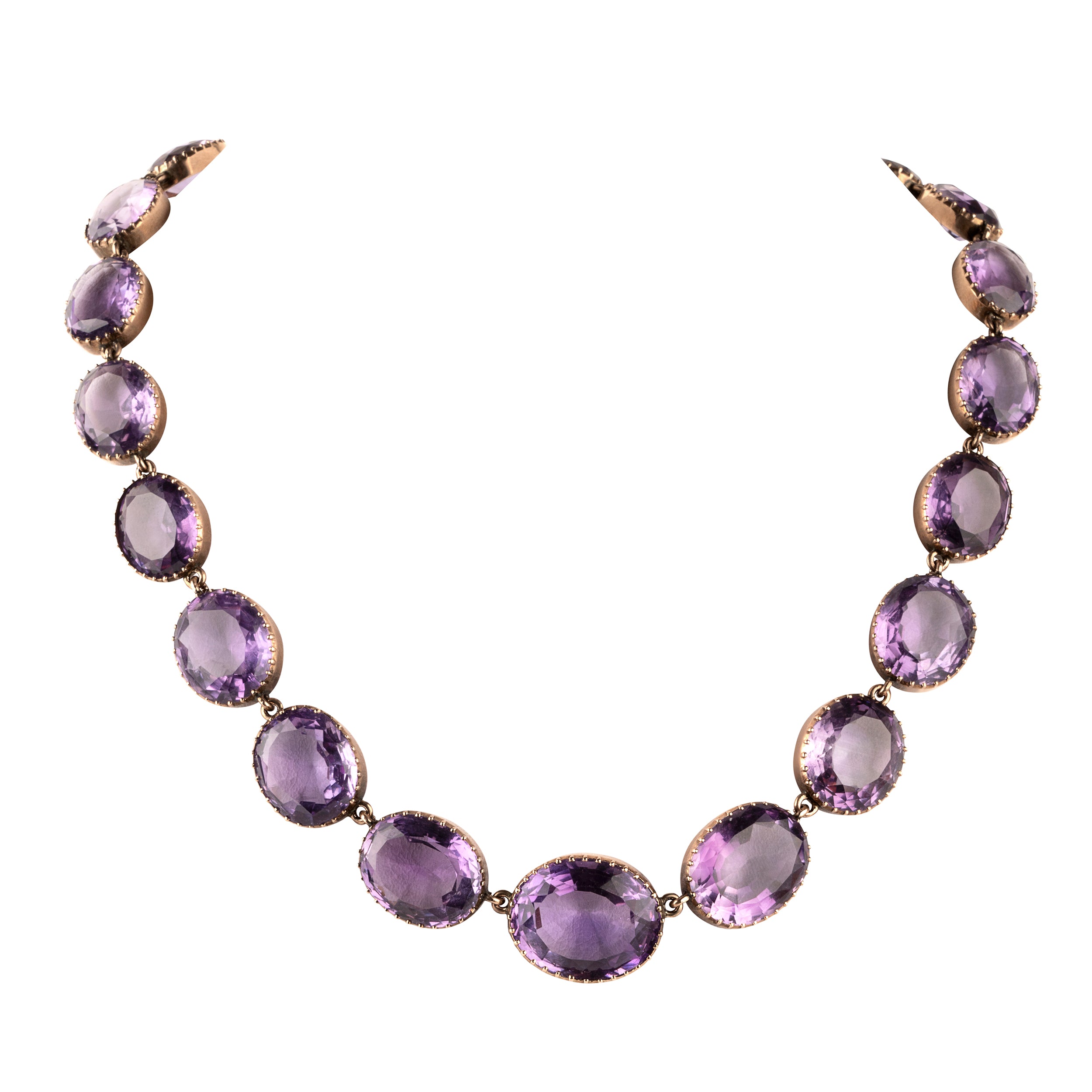 Amethyst Riviere Necklace