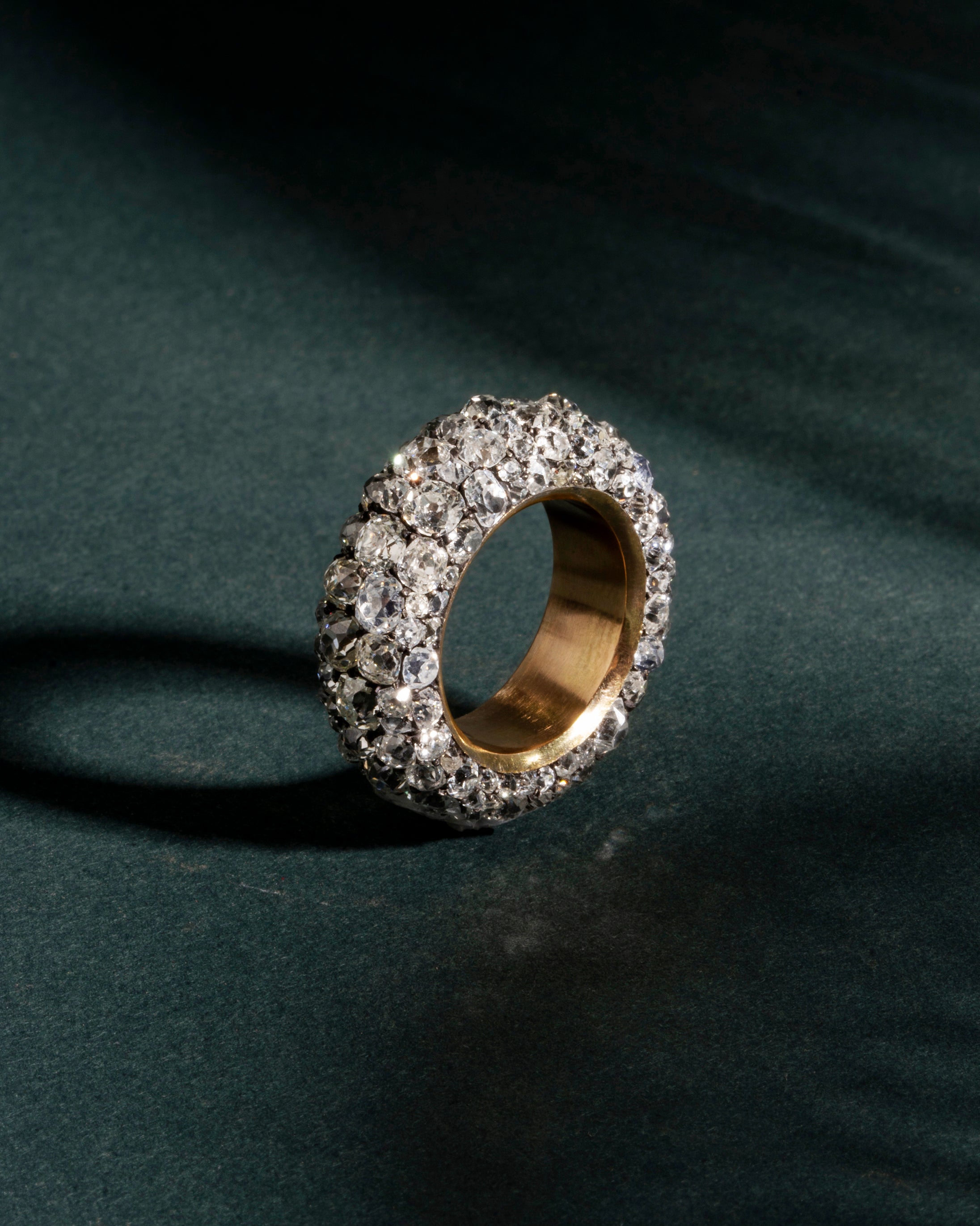 Bell and Bird Domed Eternity Band