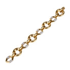Vintage Boucheron Diamond Linked Bracelet. An enduring linked design in 18k gold. Pavé set with approximately 2 carats of diamonds in platinum. Signed Boucheron, Paris. France, circa 1970.