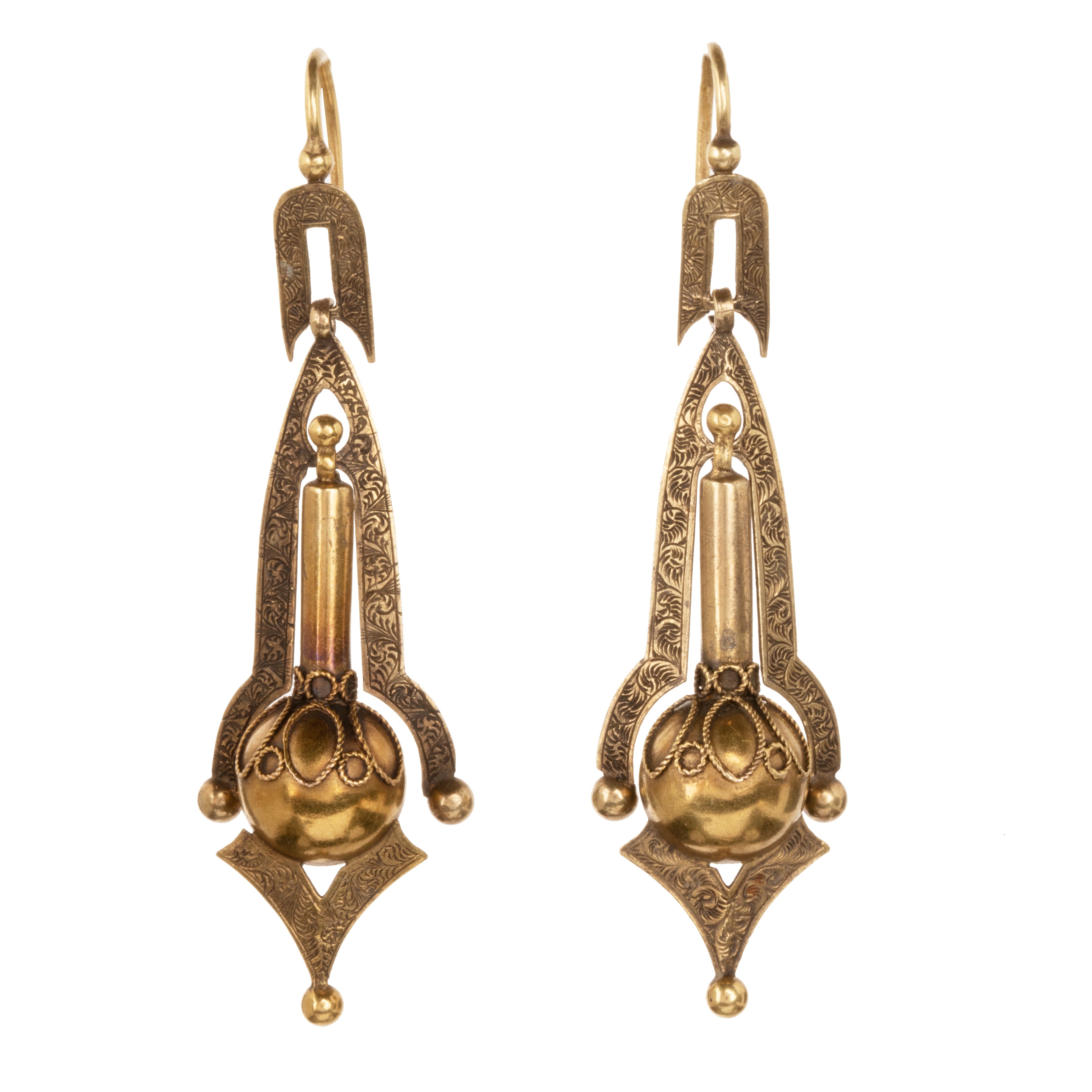Etruscan revival earrings sales