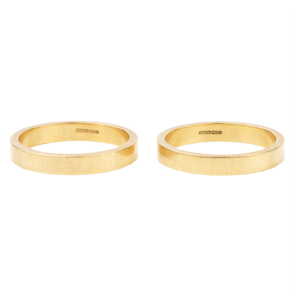 Antique Matched Pair of Gold Rings