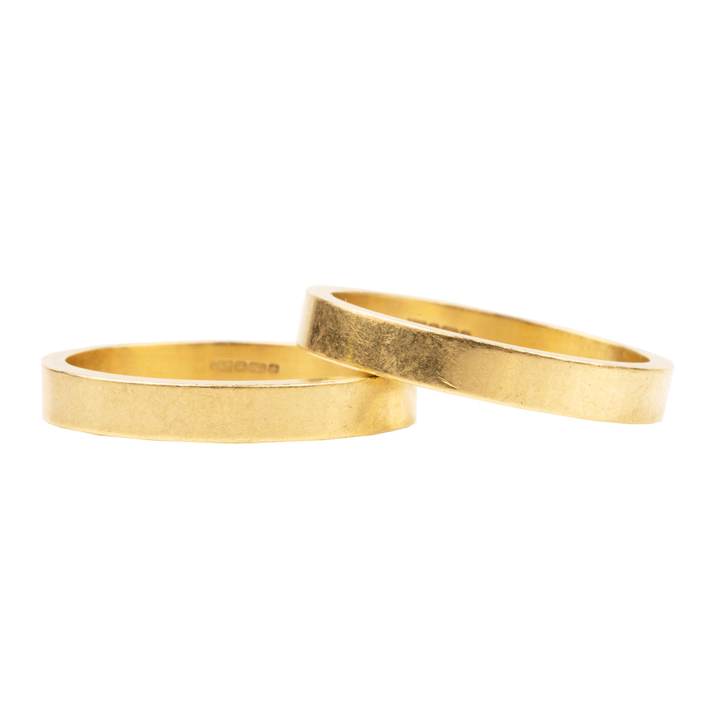 Antique Matched Pair of Gold Rings
