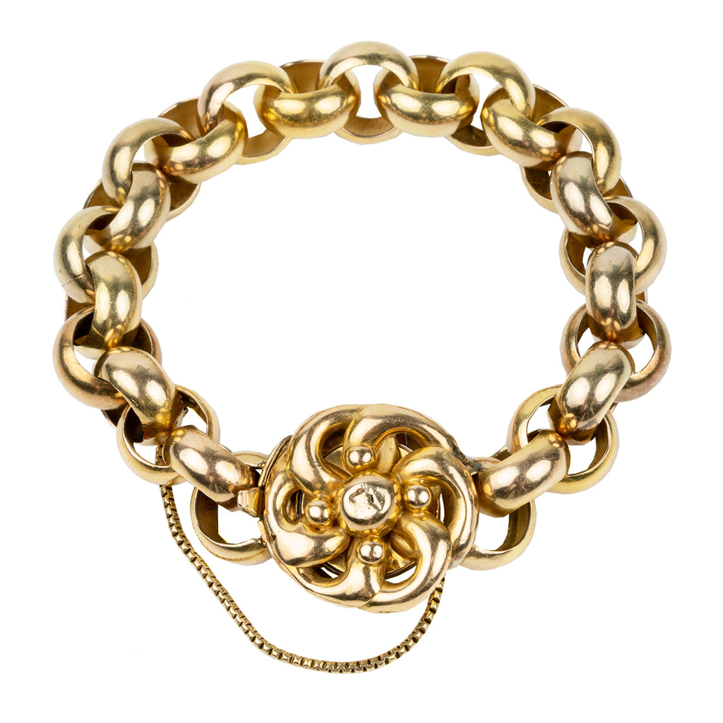 Victorian era gold bracelet with Locket