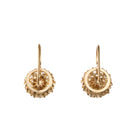 19th Century diamond and pearl cluster earrings. Once elements of a larger piece, later converted into earrings.Presumably Russian, found in Finland. Circa 1890.