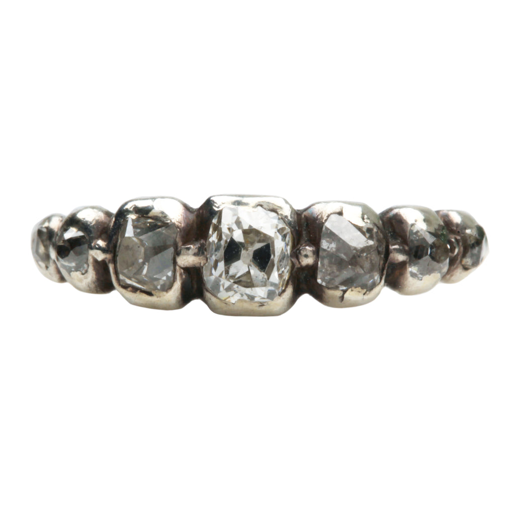 Georgian Seven Stone Diamond Ring
