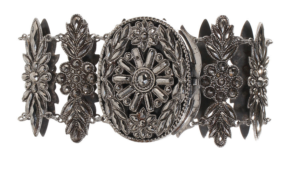 Early 19th Century French Cut Steel Plaque Bracelet