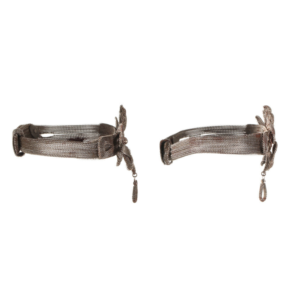 Matched Set of Silesian Iron Bracelets