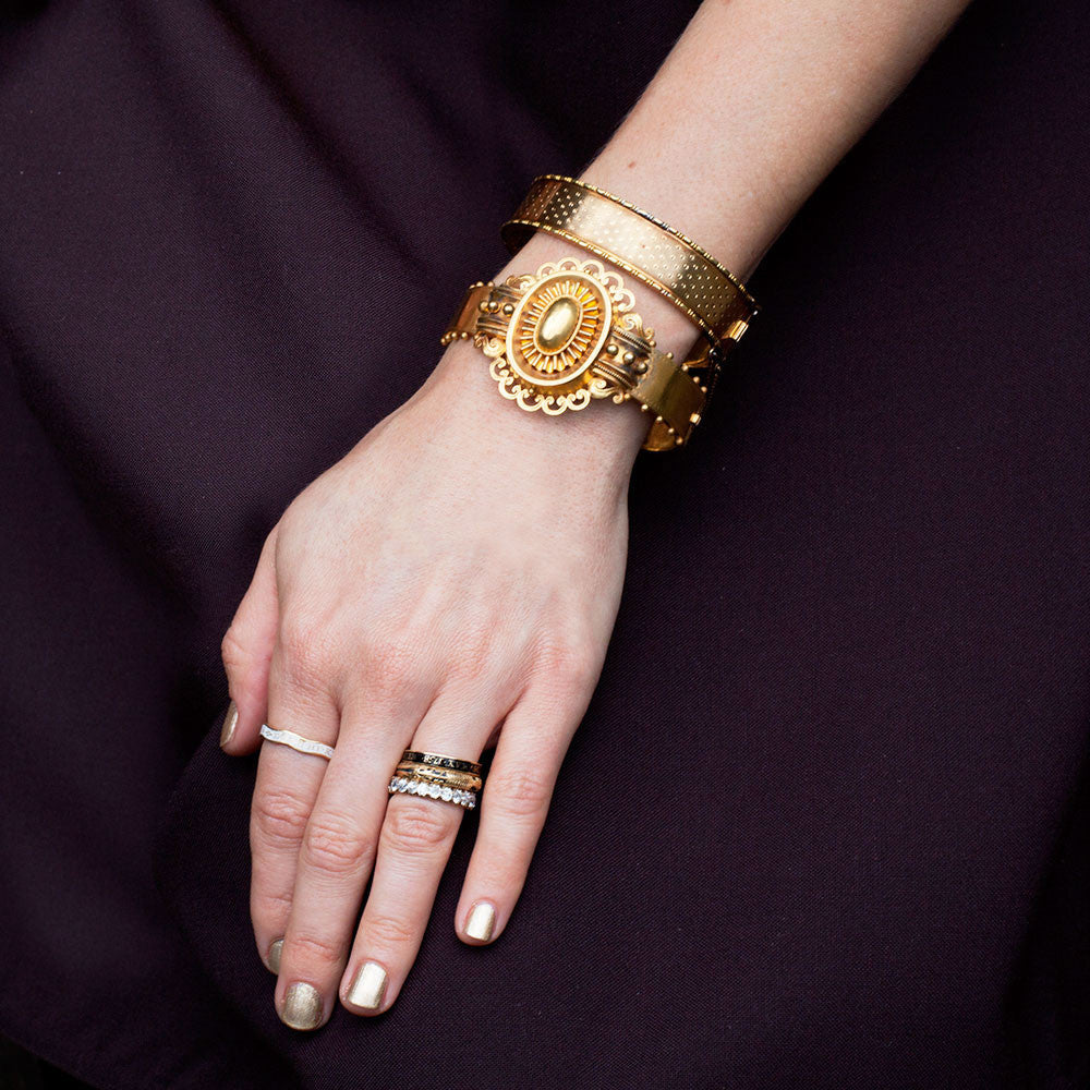 19th Century French Gold Bangle