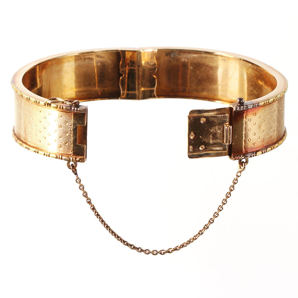 19th Century French Gold Bangle