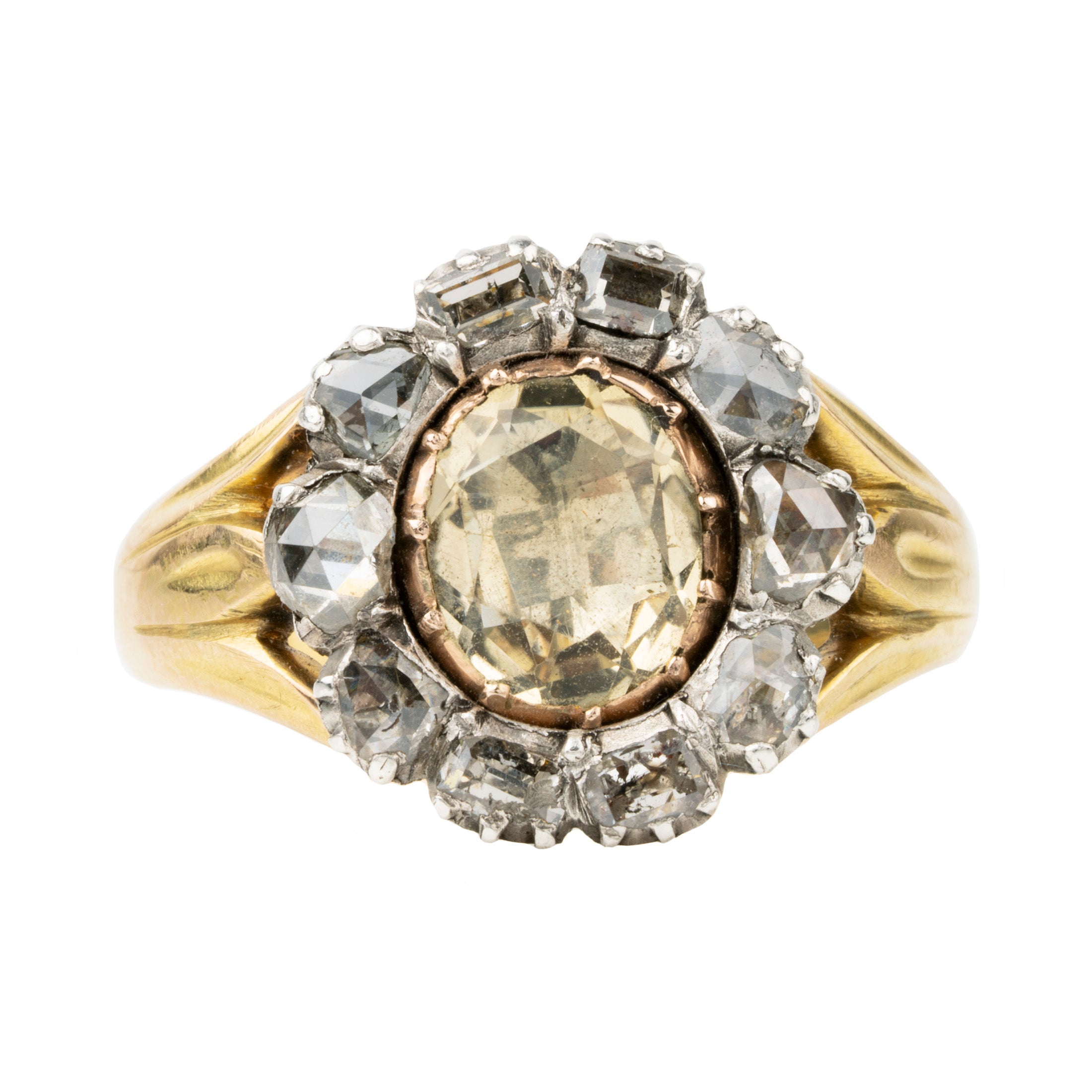 Neil Lane Cushion-cut Citrine Engagement Ring 5/8 ct tw Diamonds 14K White  Gold | Kay