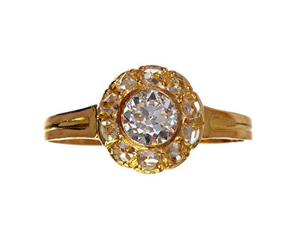 Victorian Cluster Diamond Ring