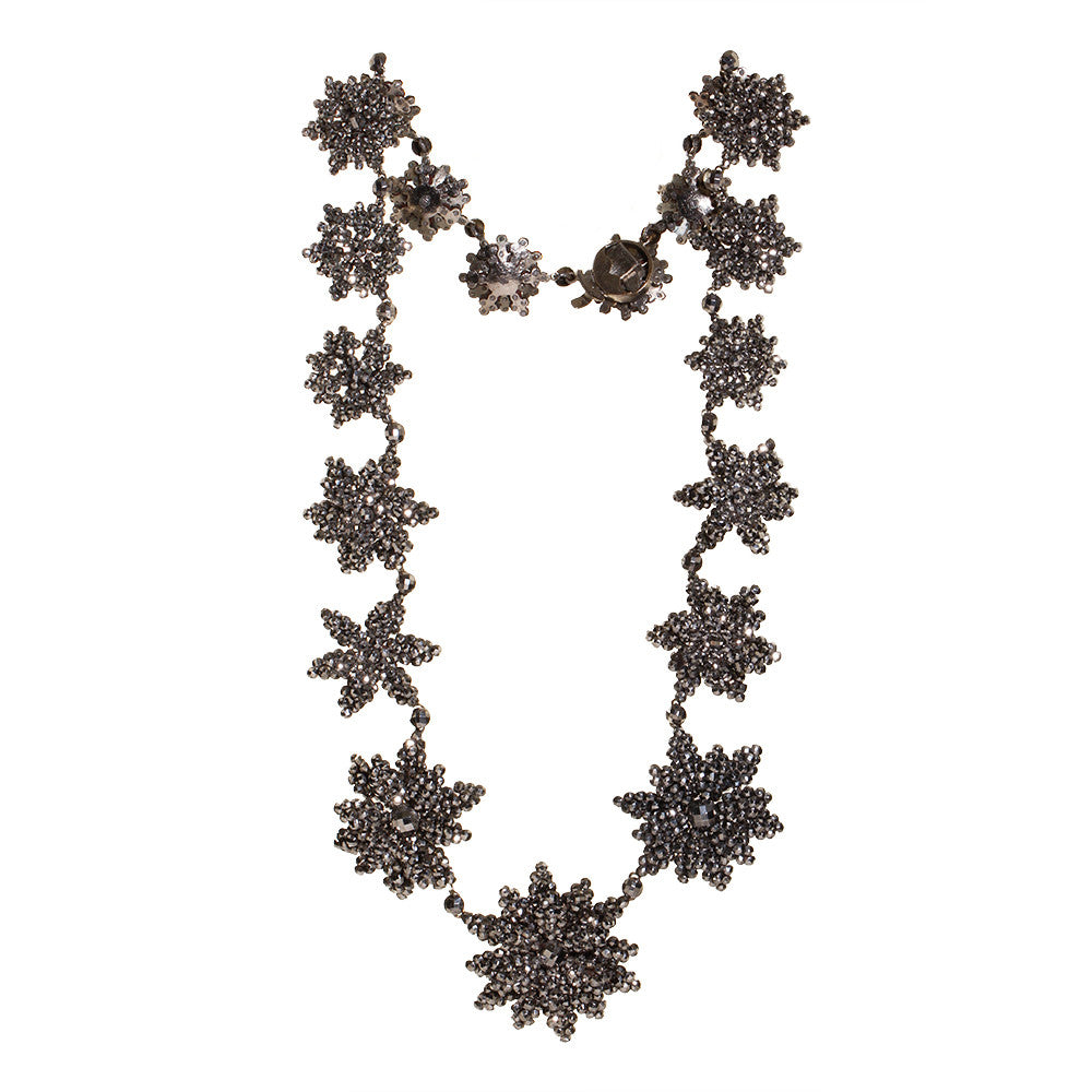 Early Victorian Cut Steel Necklace