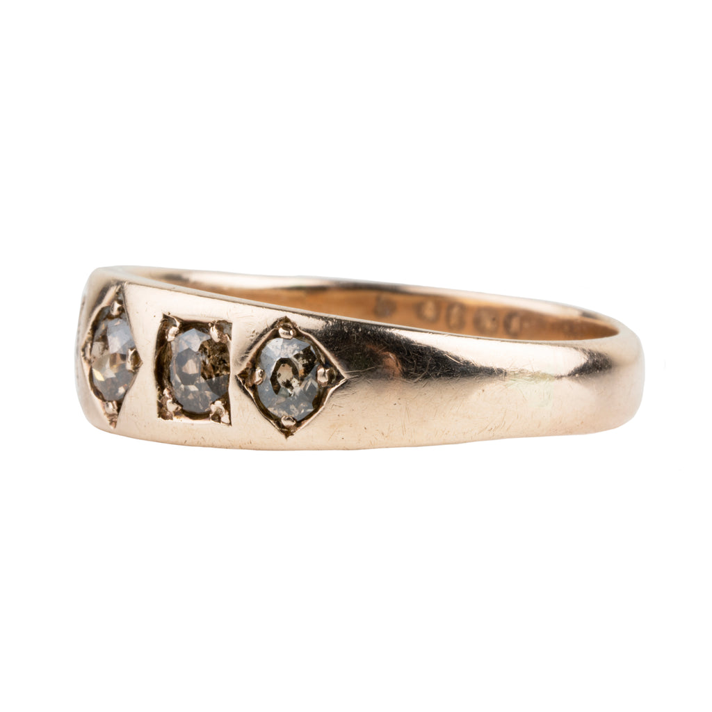 Victorian era five stone diamond ring