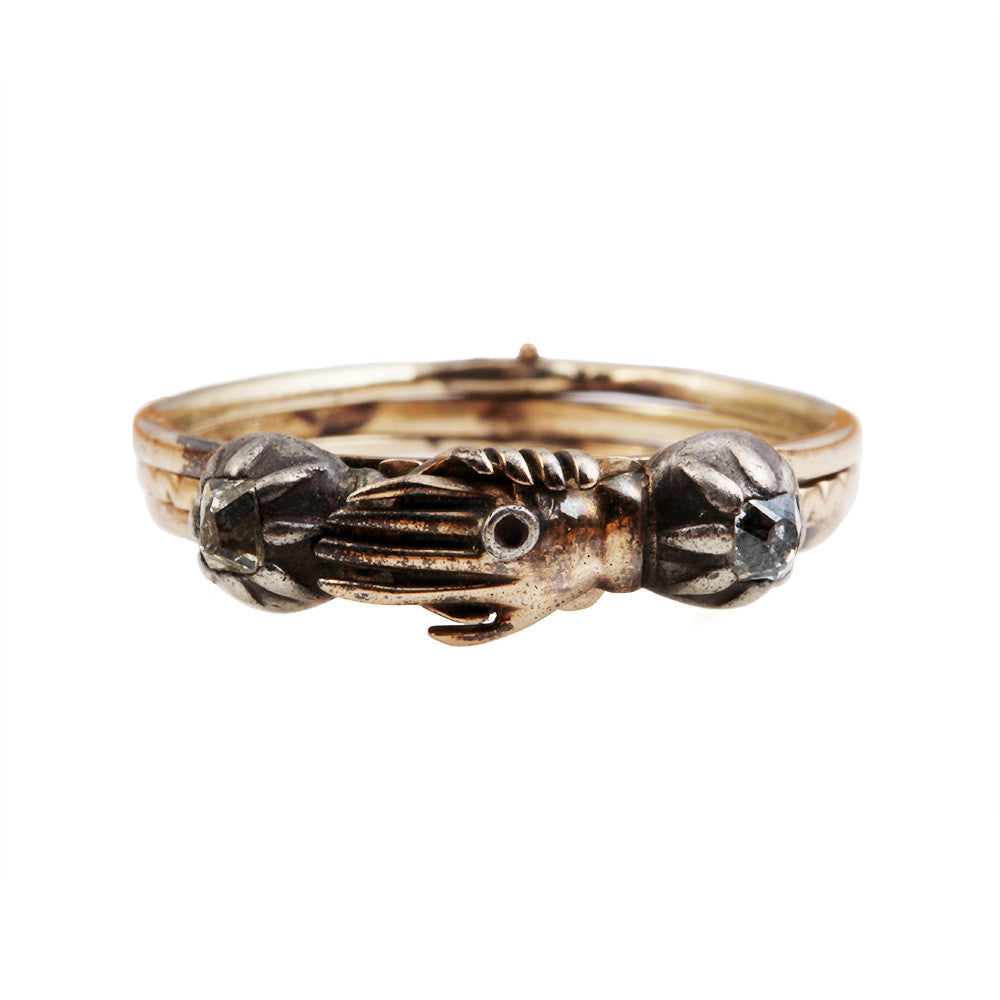 Early 19th Century Diamond Gimmel Ring