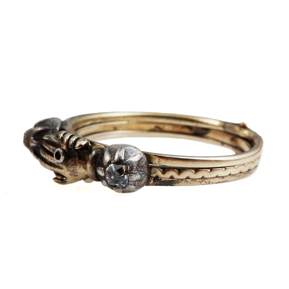 Early 19th Century Diamond Gimmel Ring