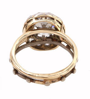 Antique Halo Diamond Ring