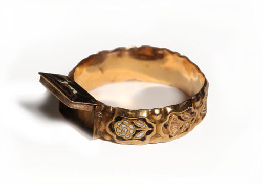 Enamel Compartment Ring