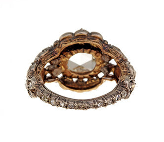 Early Dutch Rose Cut Diamond Ring