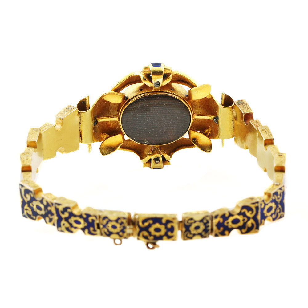 gold locket bracelet