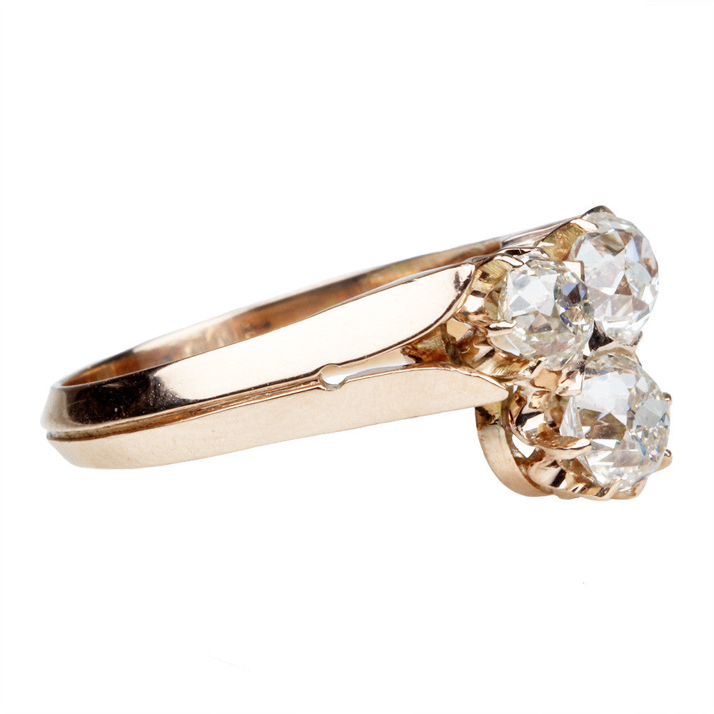 Victorian Trefoil Diamond Ring