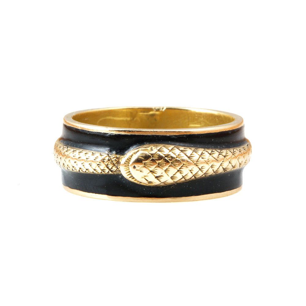 Early 19th Century Mourning Snake Ring