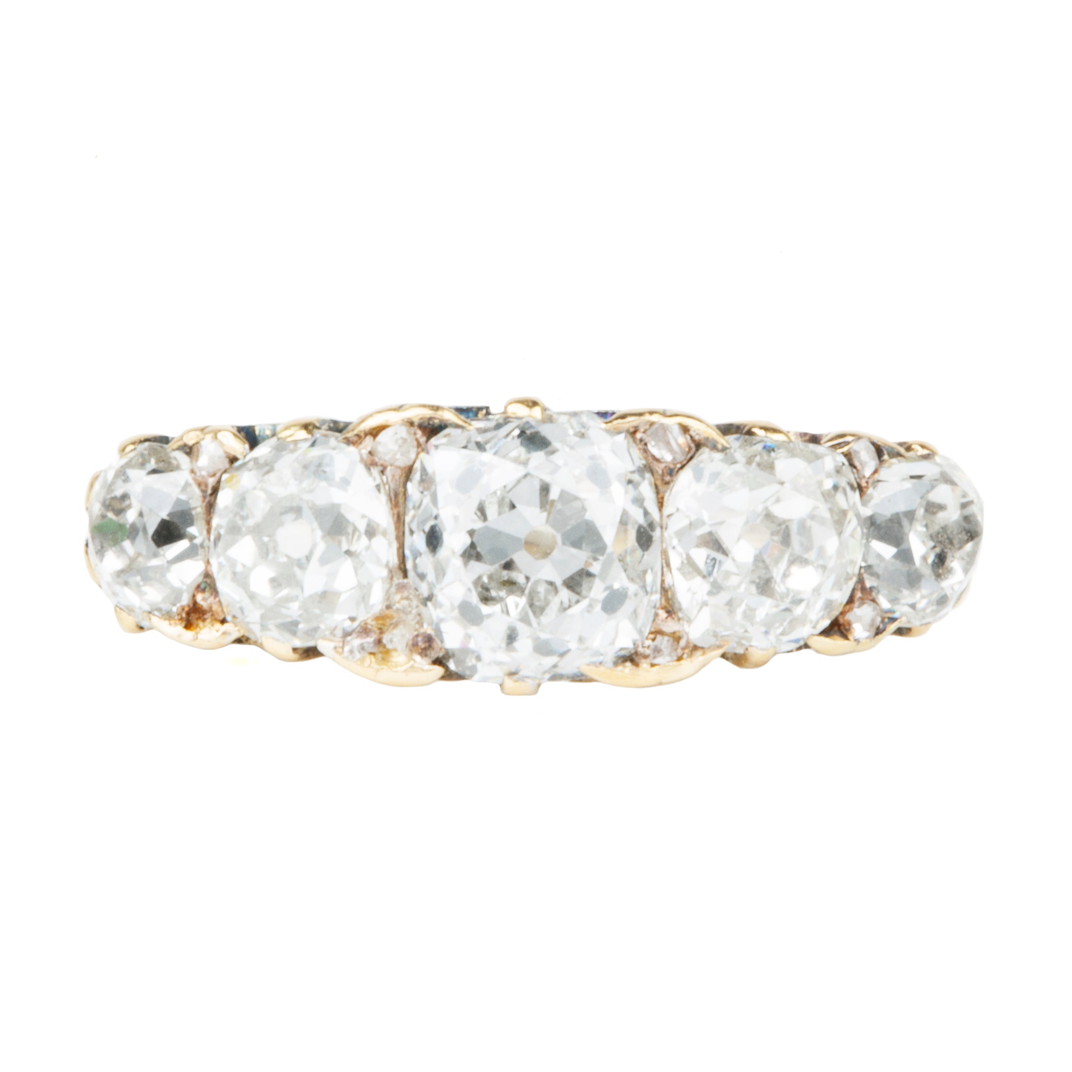 Fine Victorian era Five Stone Diamond Ring – Bell and Bird