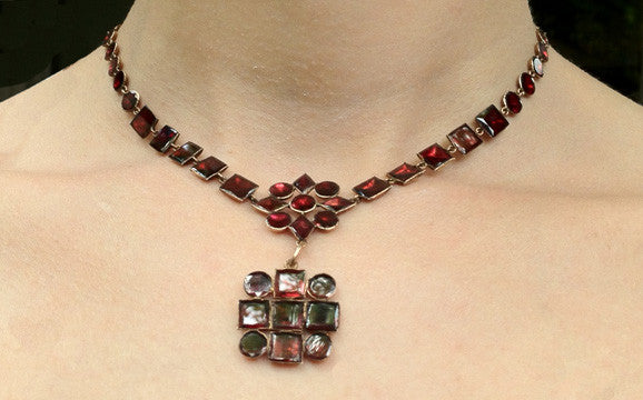 Edwardian Garnet Necklace