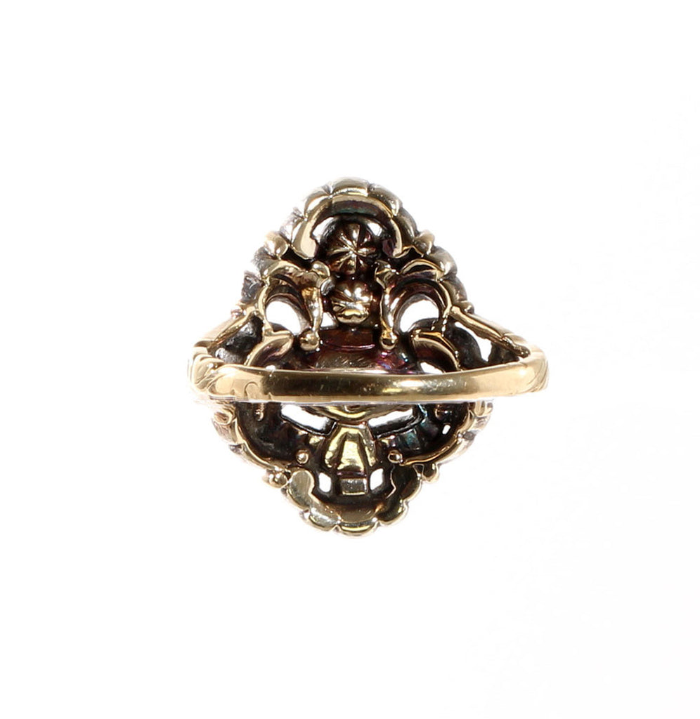 18th Century Georgian Diamond Crown Ring