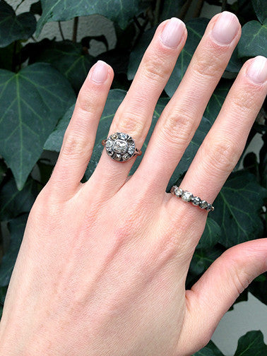Georgian cluster ring deals