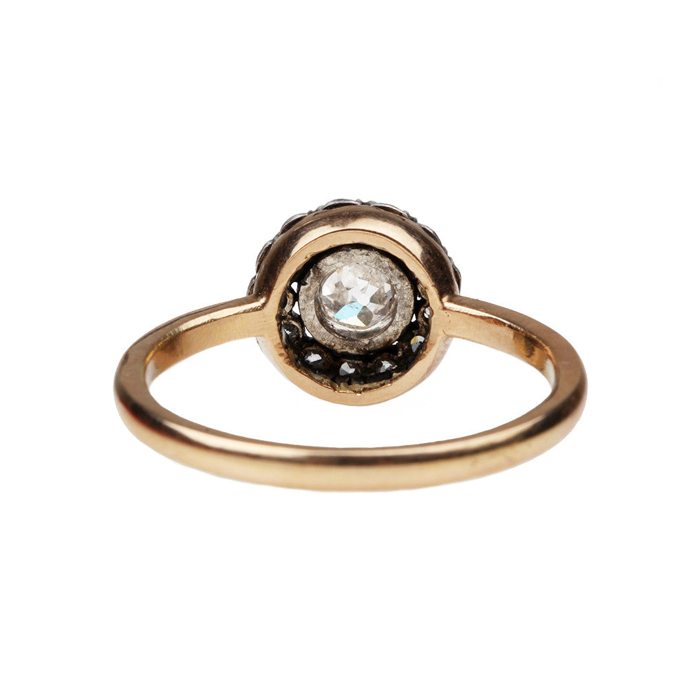 19th Century Diamond Cluster Ring