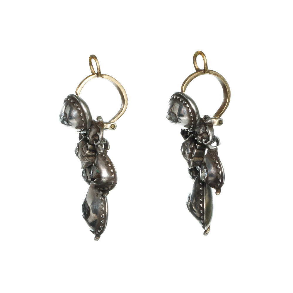 18th Century Rose Cut Diamond Earrings – Bell and Bird