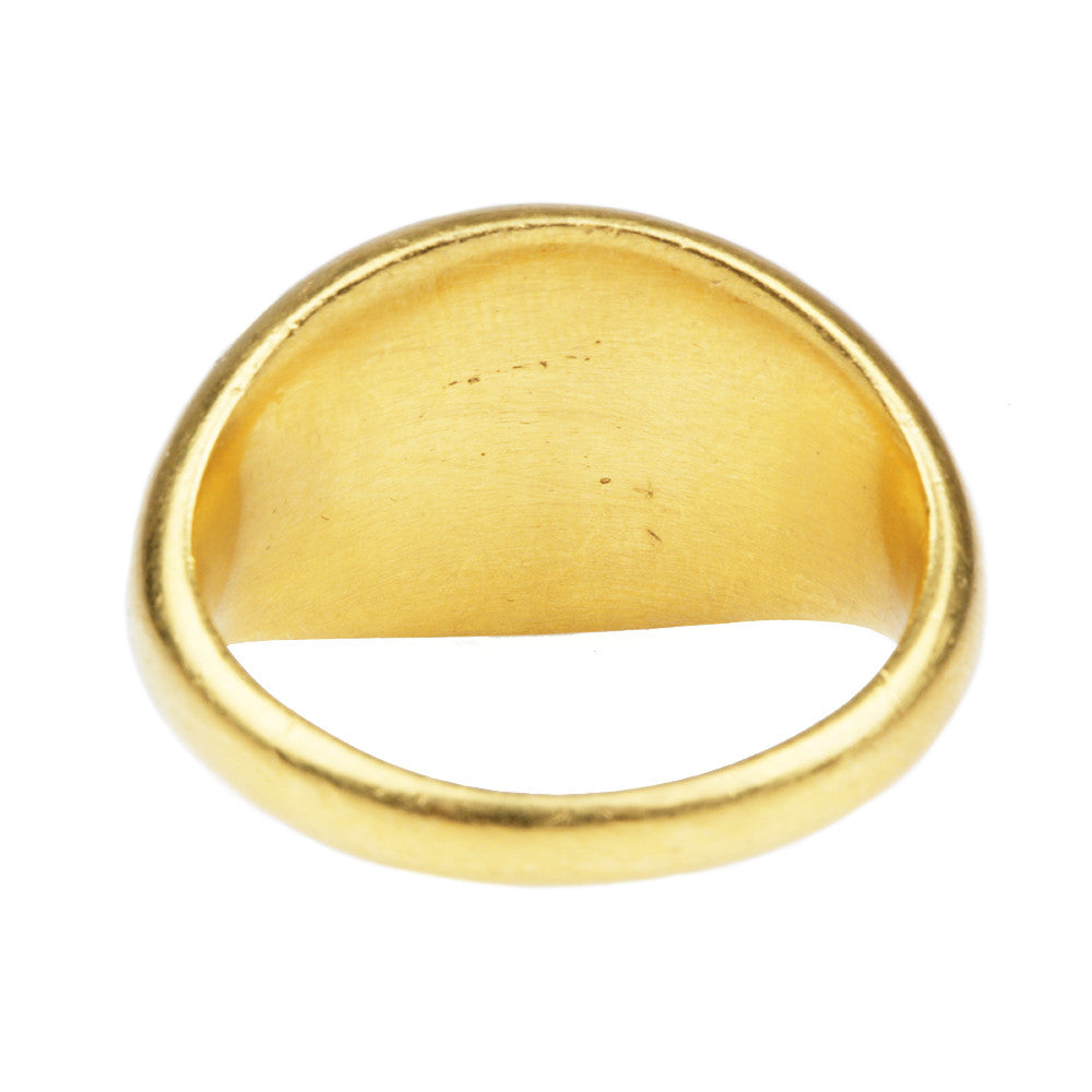 Roman Jasper Horse Intaglio Ring