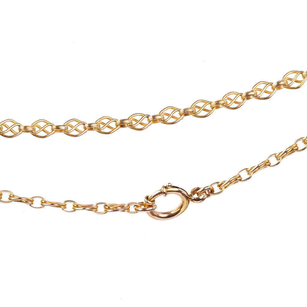 19th Century Gold Long Chain
