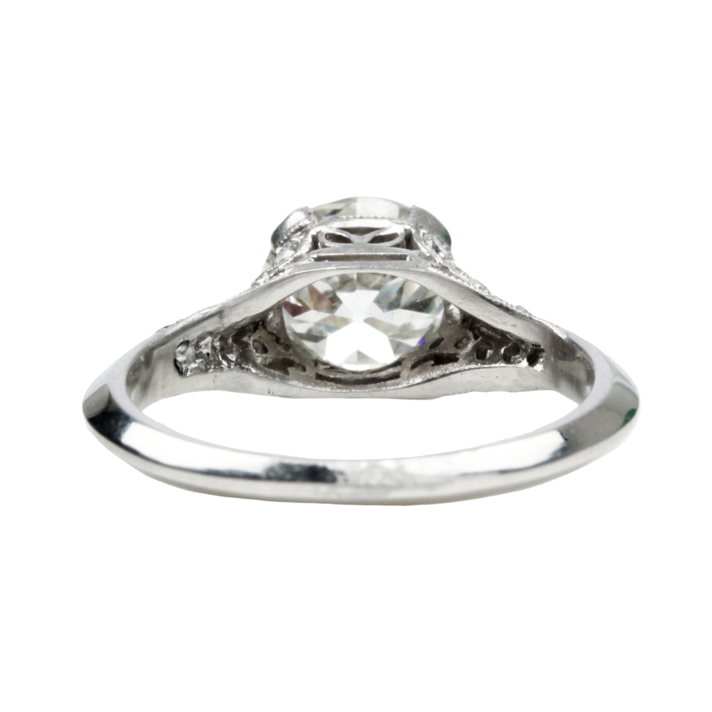 Early 20th Century Platinum Diamond Ring