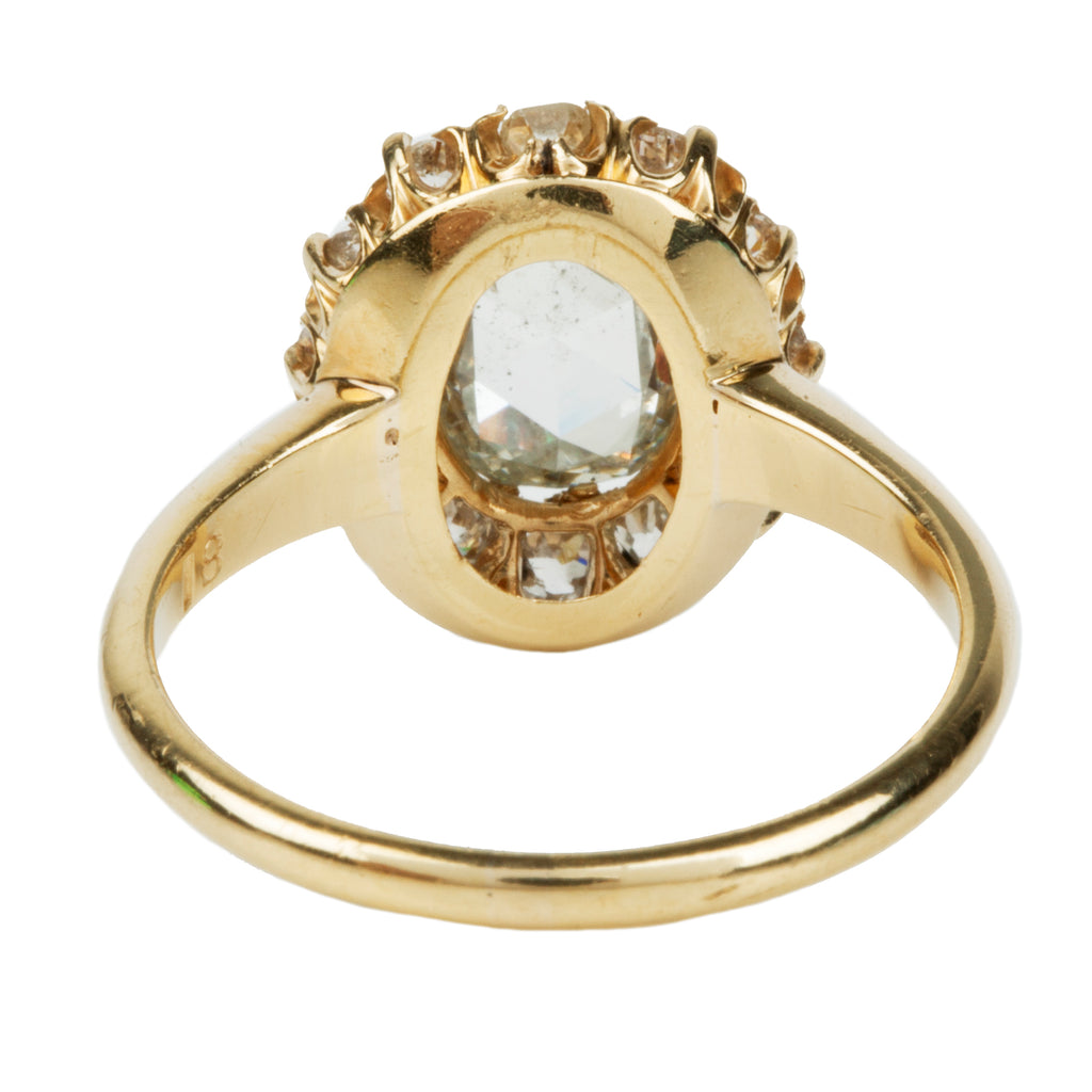 Late Victorian Cluster Ring