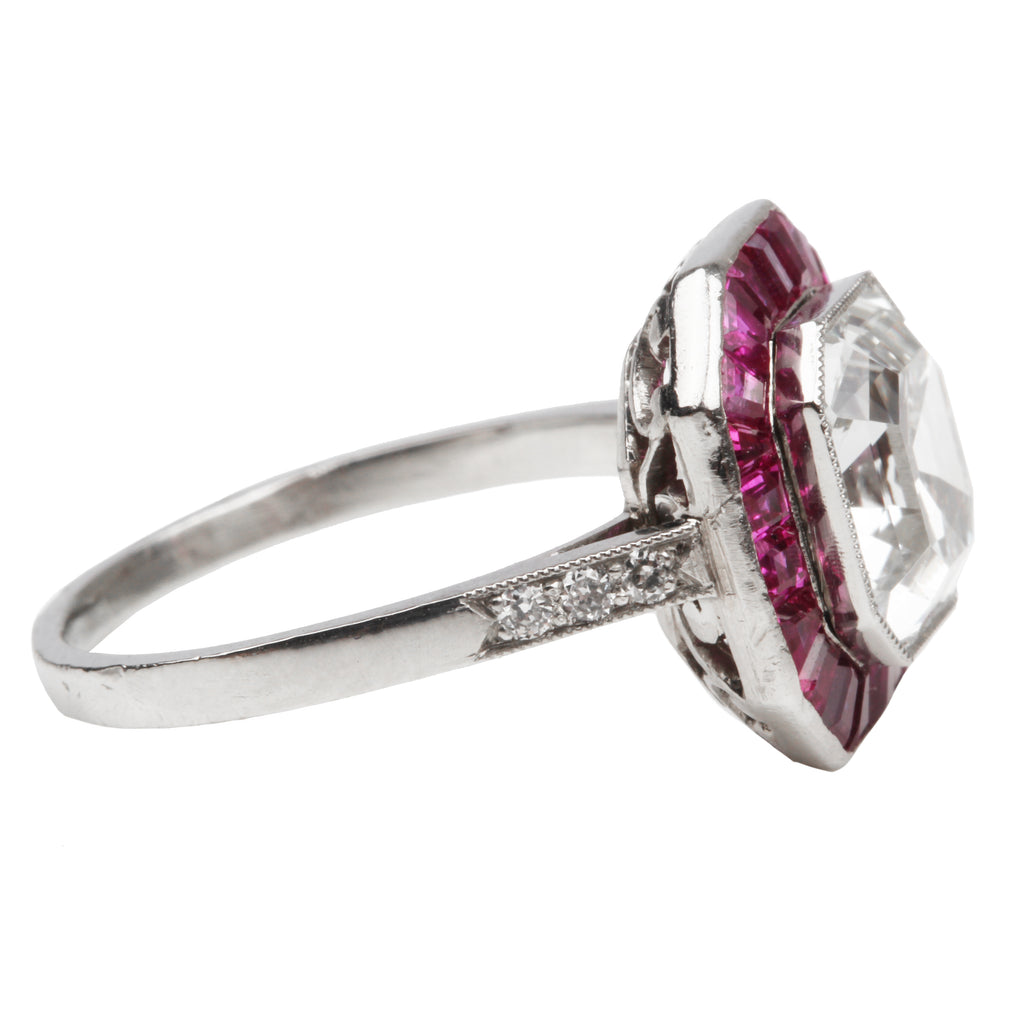 Early 20th Century Ruby and Diamond Ring
