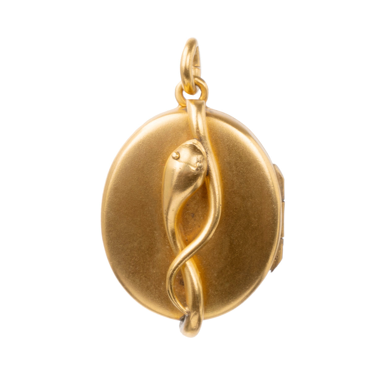 Victorian Era Pinchbeck Snake Locket – Bell and Bird