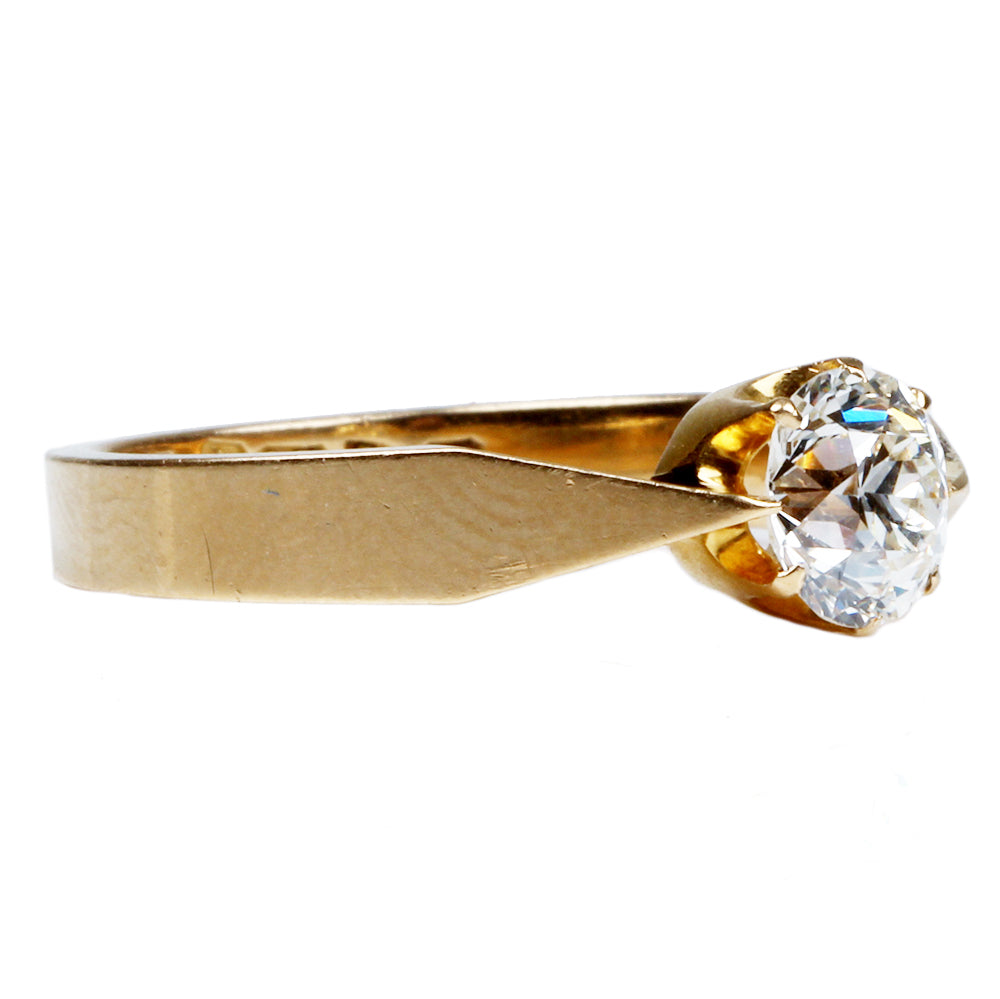 Early 20th Century Solitaire Diamond Ring