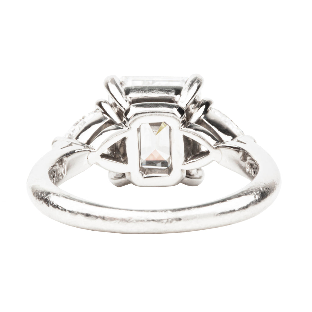 Vintage Tiffany and Company Emerald Cut Diamond Ring