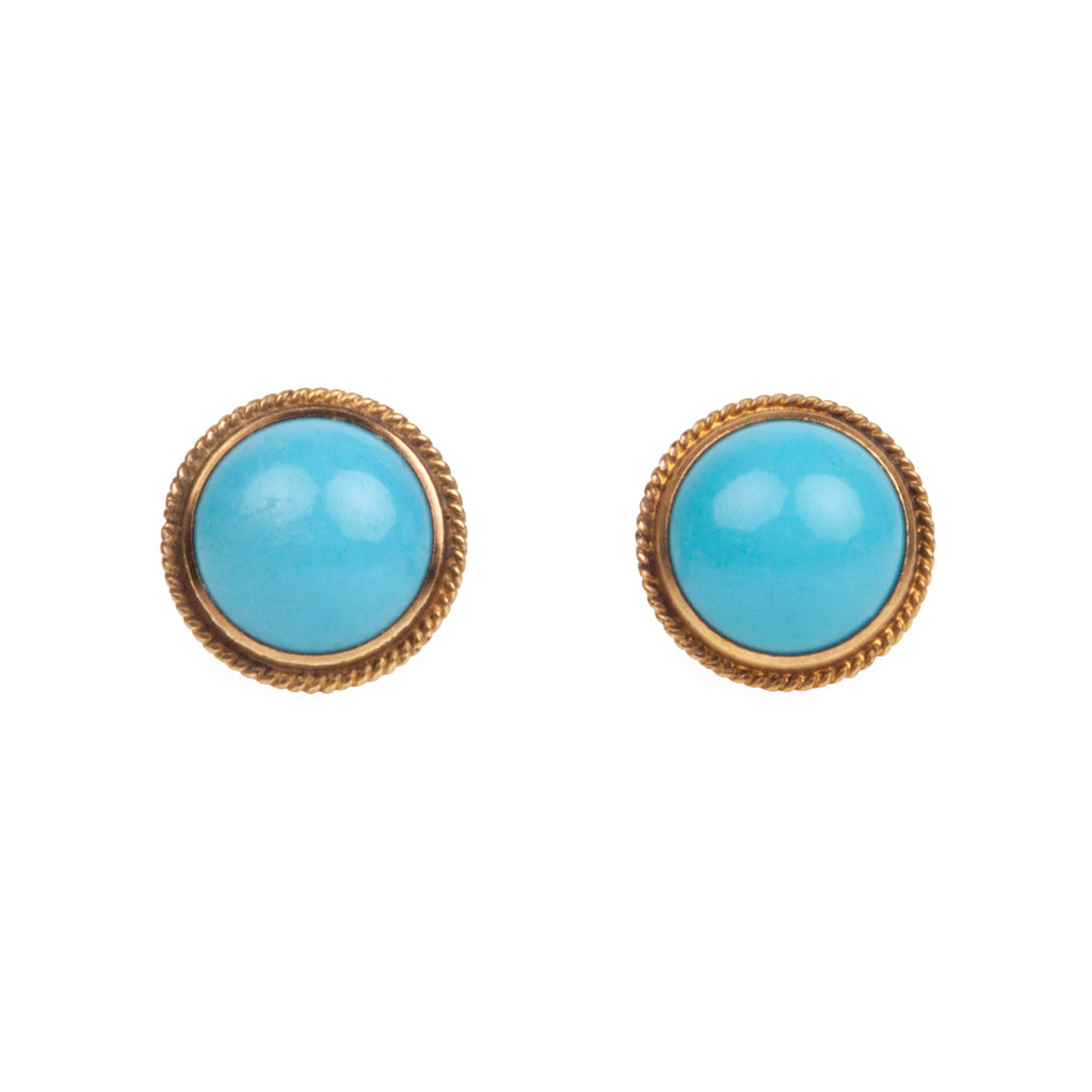 Early 20th Century Persian Turquoise Earrings