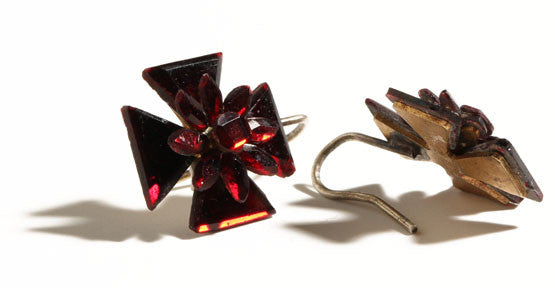 Vauxhall Maltese Cross Earrings
